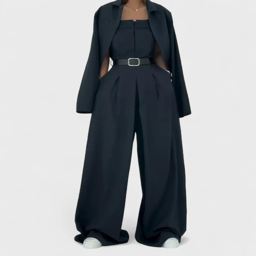 Eclat - Zestaw damski bustier + żakiet - Styl elegancki i modny