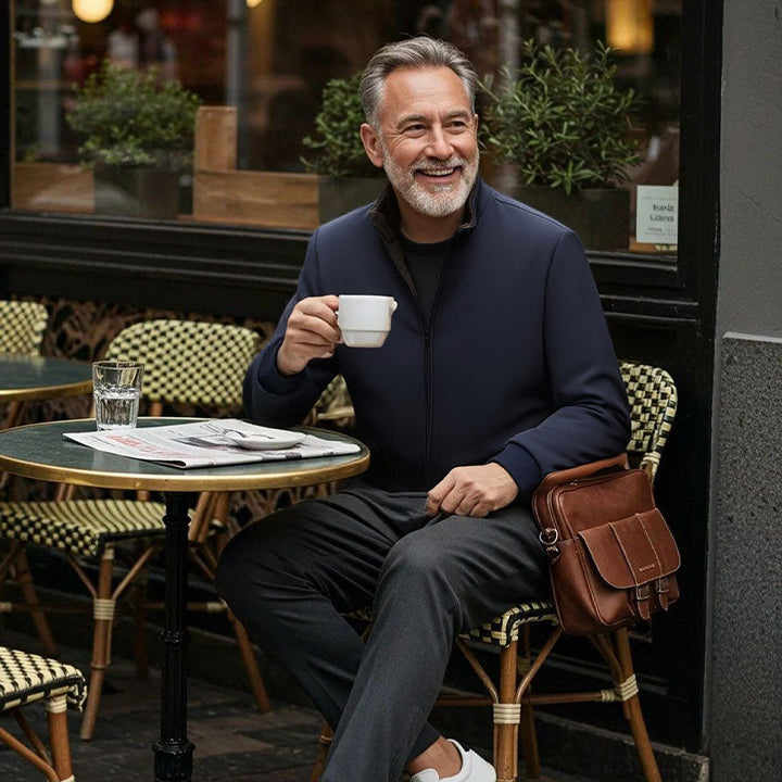 LUKAS | ocieplana wodoodporna kurtka biznesowa