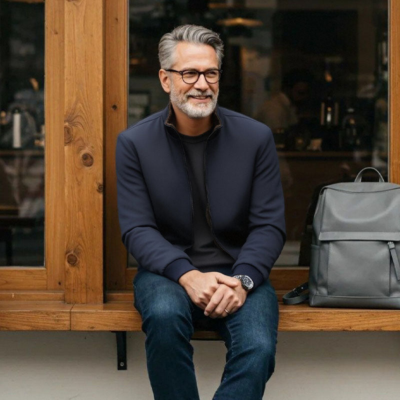 LUKAS | ocieplana wodoodporna kurtka biznesowa