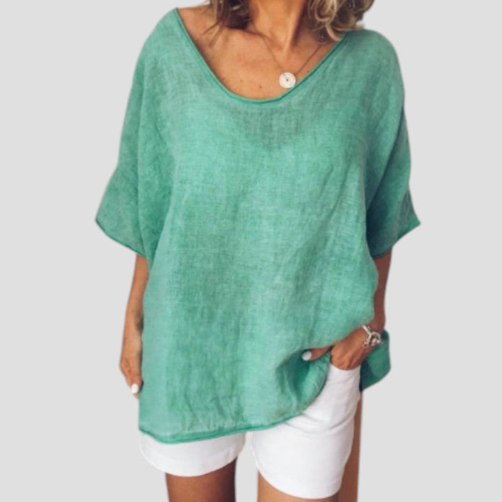 ANNA: WYGODNA I OBSZERNA BLUZKA NA OKRĄGŁOŚCI