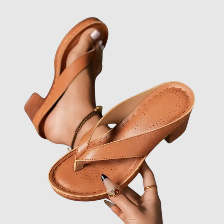 Nina - Wygodne sandały na obcasie