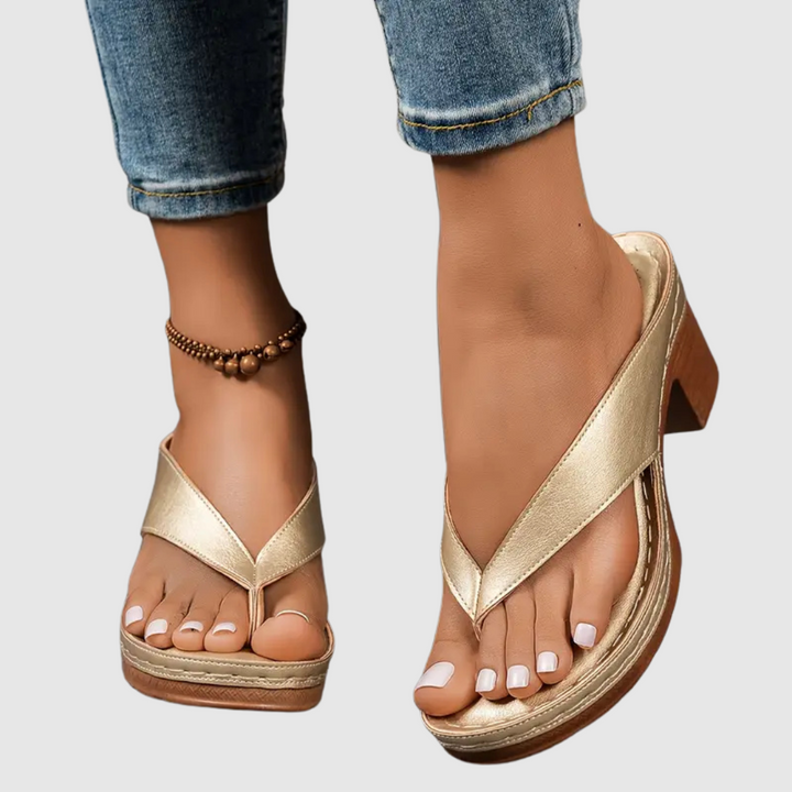 Nina - Wygodne sandały na obcasie