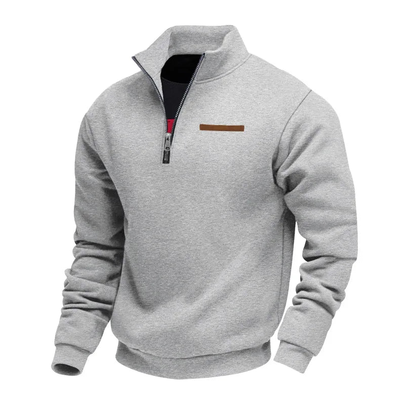 LIWIER NORDIC | CIEPŁY HALF-ZIP SWETER