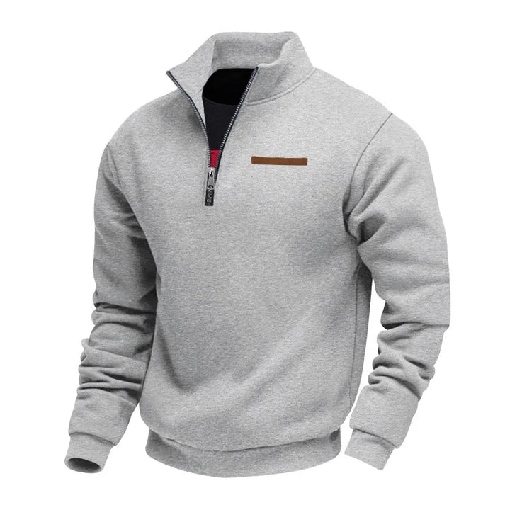 LIWIER NORDIC | CIEPŁY HALF-ZIP SWETER