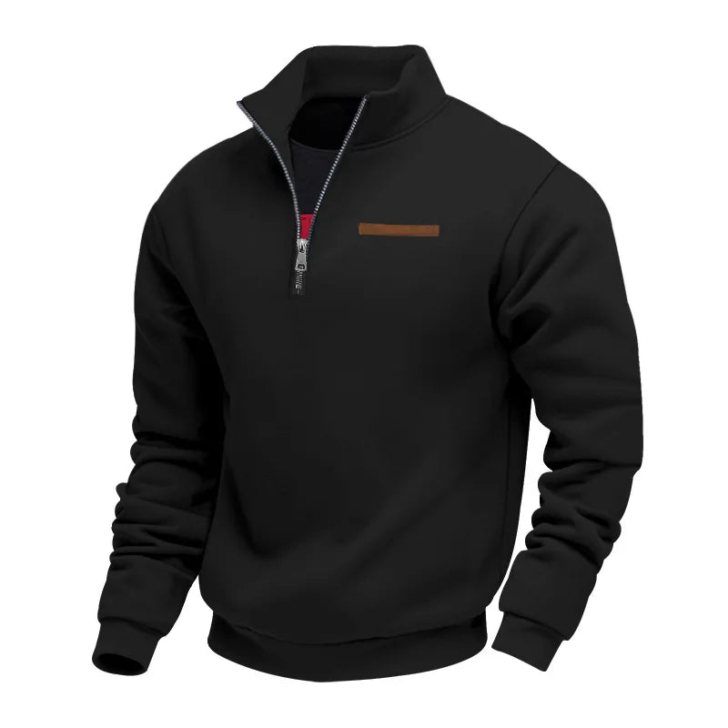 LIWIER NORDIC | CIEPŁY HALF-ZIP SWETER