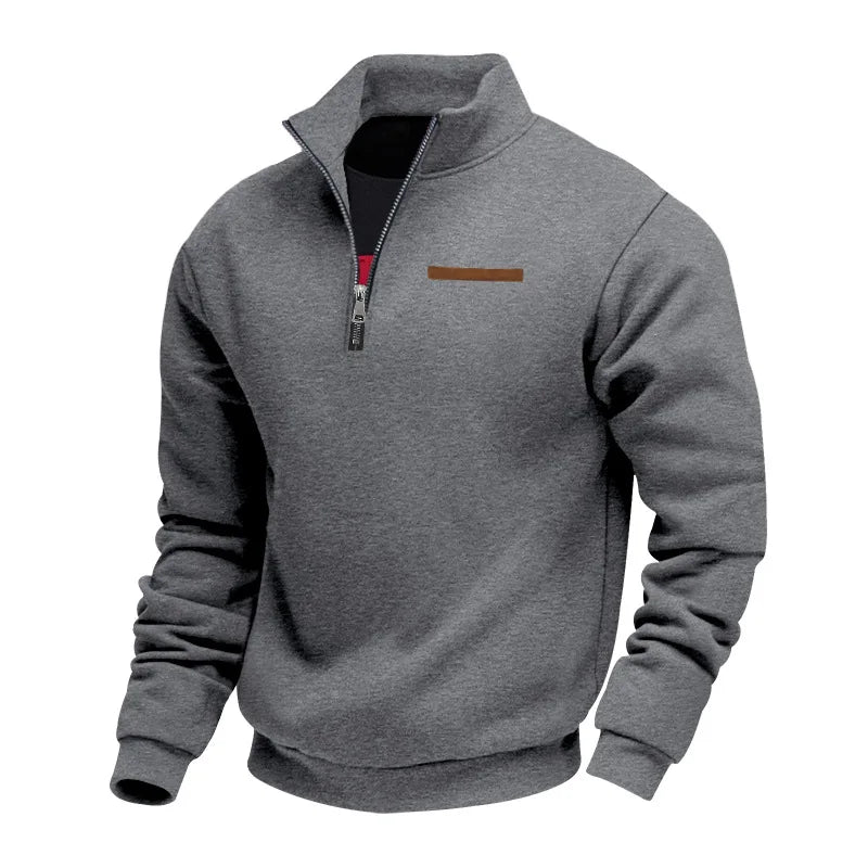LIWIER NORDIC | CIEPŁY HALF-ZIP SWETER