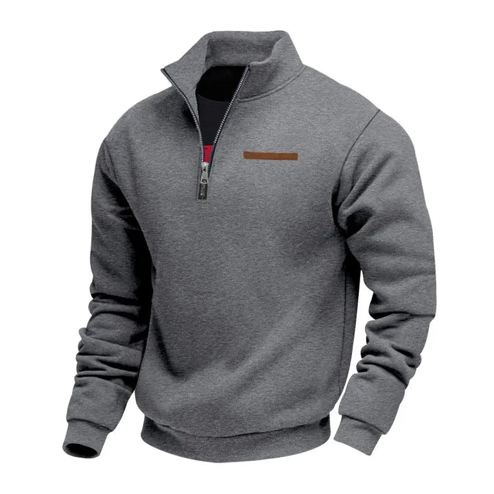 LIWIER NORDIC | CIEPŁY HALF-ZIP SWETER