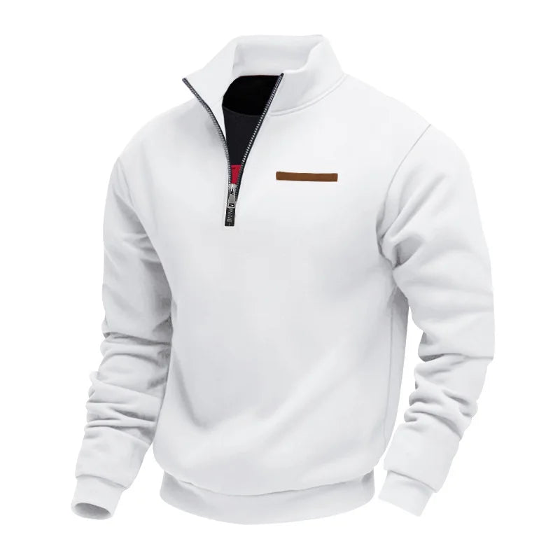 LIWIER NORDIC | CIEPŁY HALF-ZIP SWETER