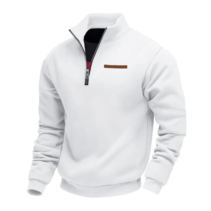LIWIER NORDIC | CIEPŁY HALF-ZIP SWETER
